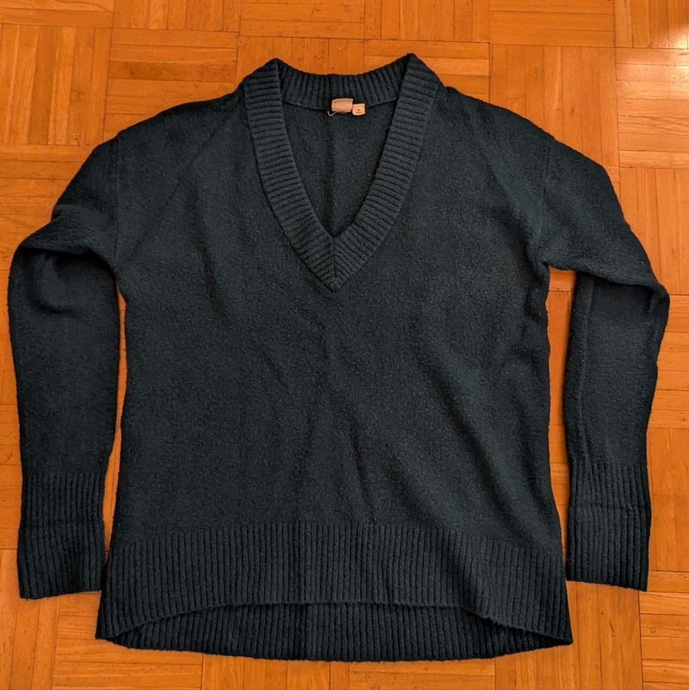 Teal Gap V-Neck Women's Sweater Size Small